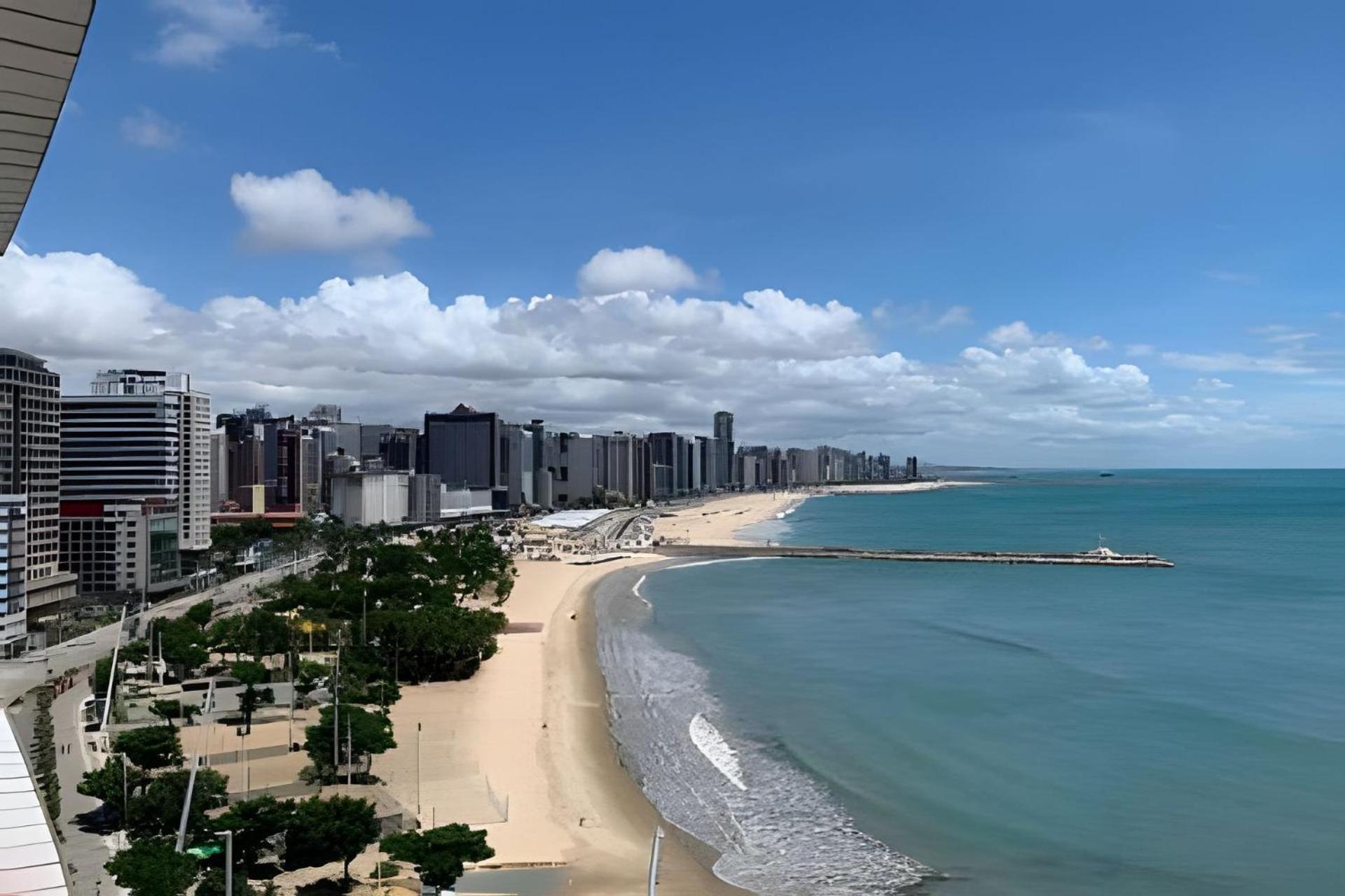 Hosts Br - Flat Frente Mar Na Beira Mar Apartment Fortaleza  Luaran gambar